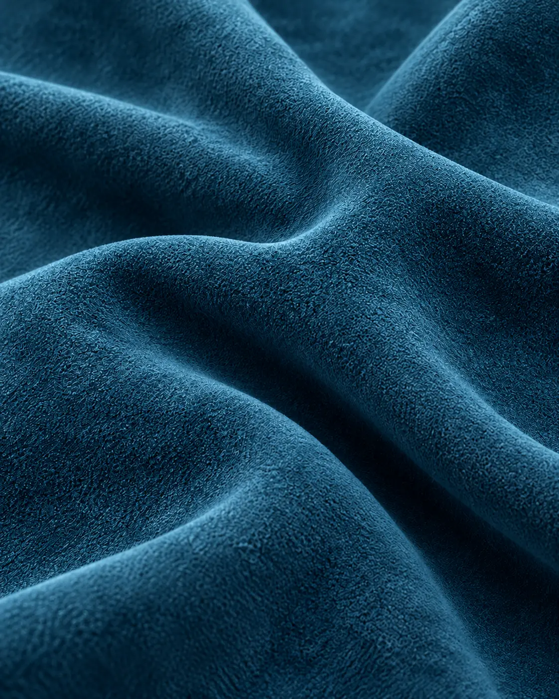 Alcantara fabric in Ocean Blue