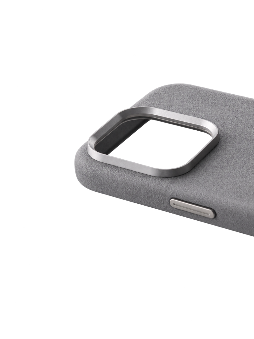 Porcelain Alcantara phone case
